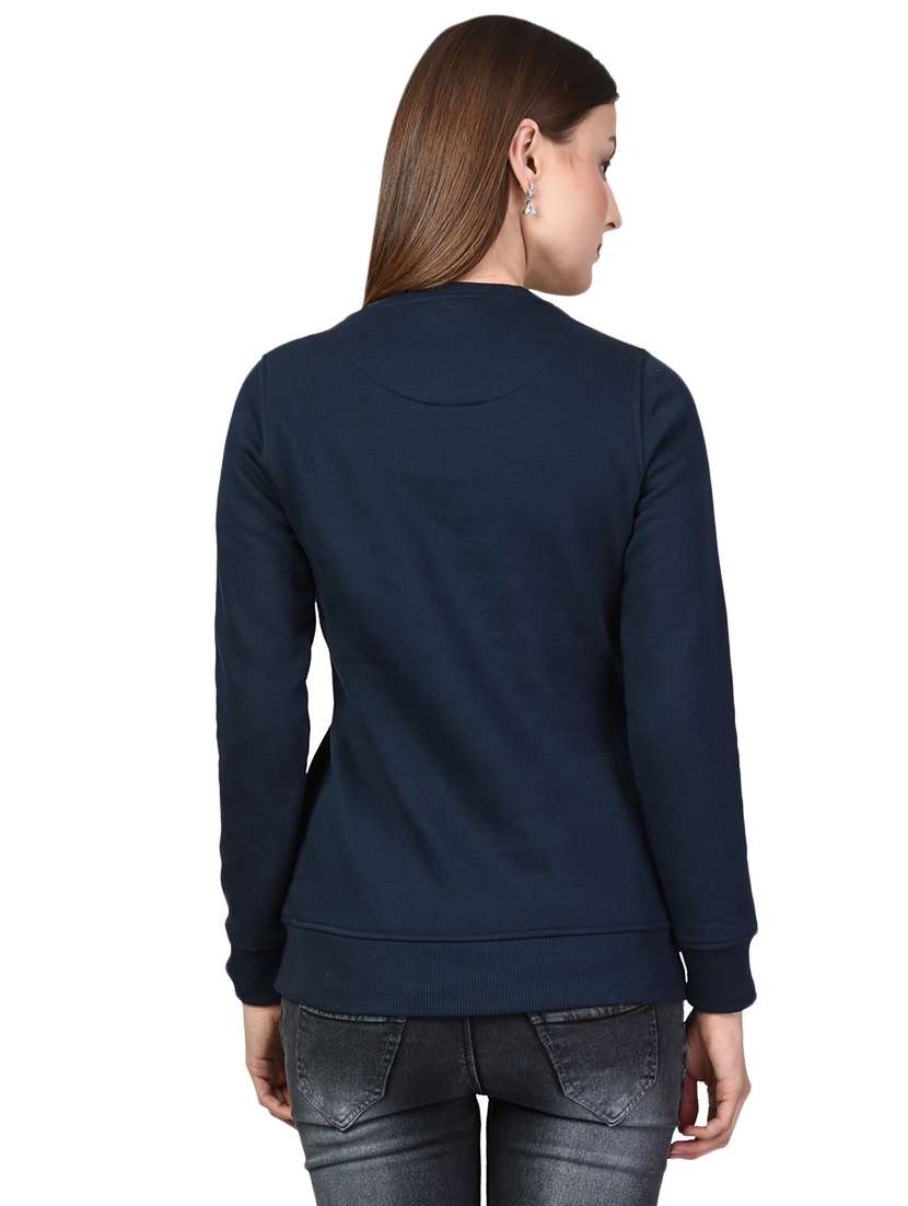 navy blue fleece sweatshirt - 14391162 -  Standard Image - 2