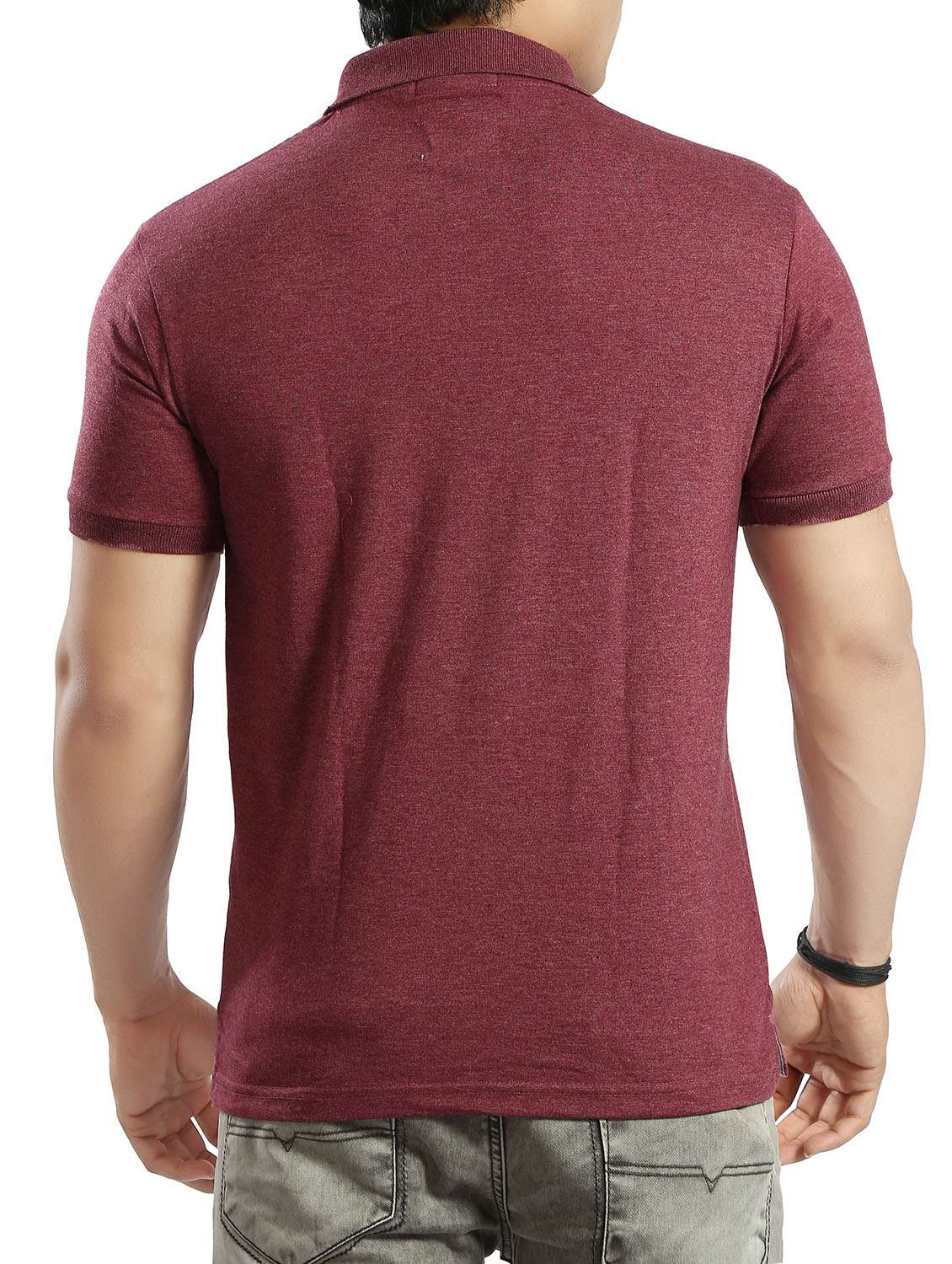 maroon cotton t-shirt - 14393885 -  Standard Image - 2