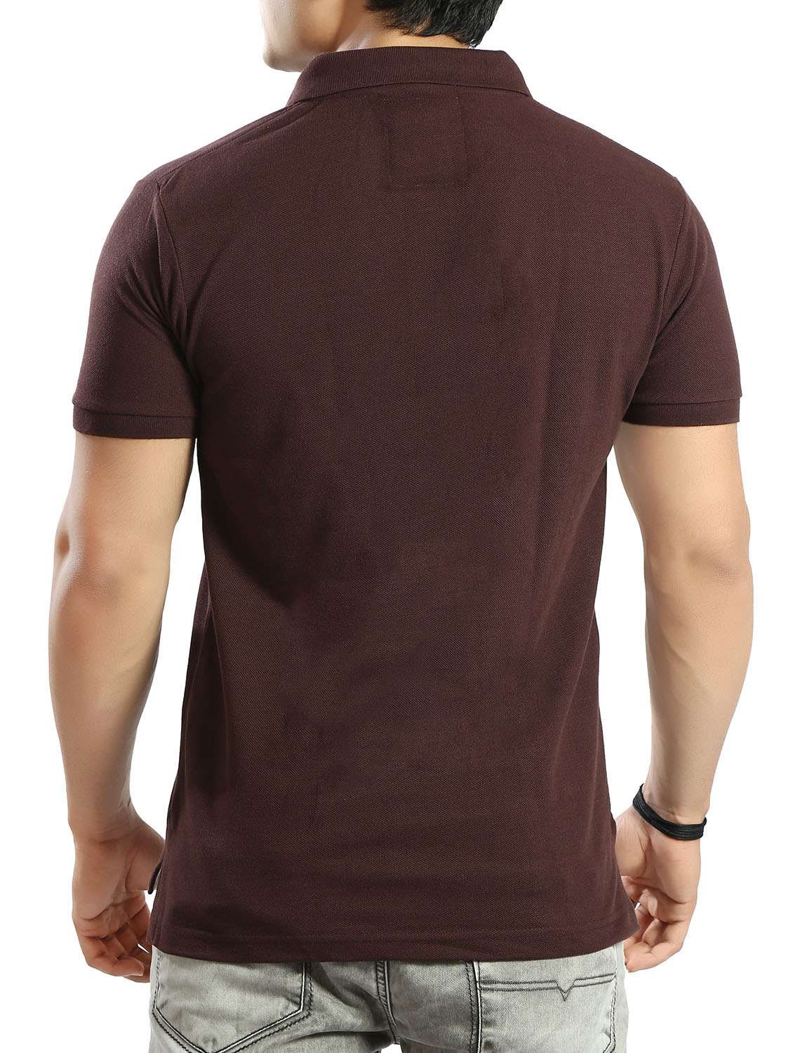 brown cotton t-shirt - 14393968 -  Standard Image - 2