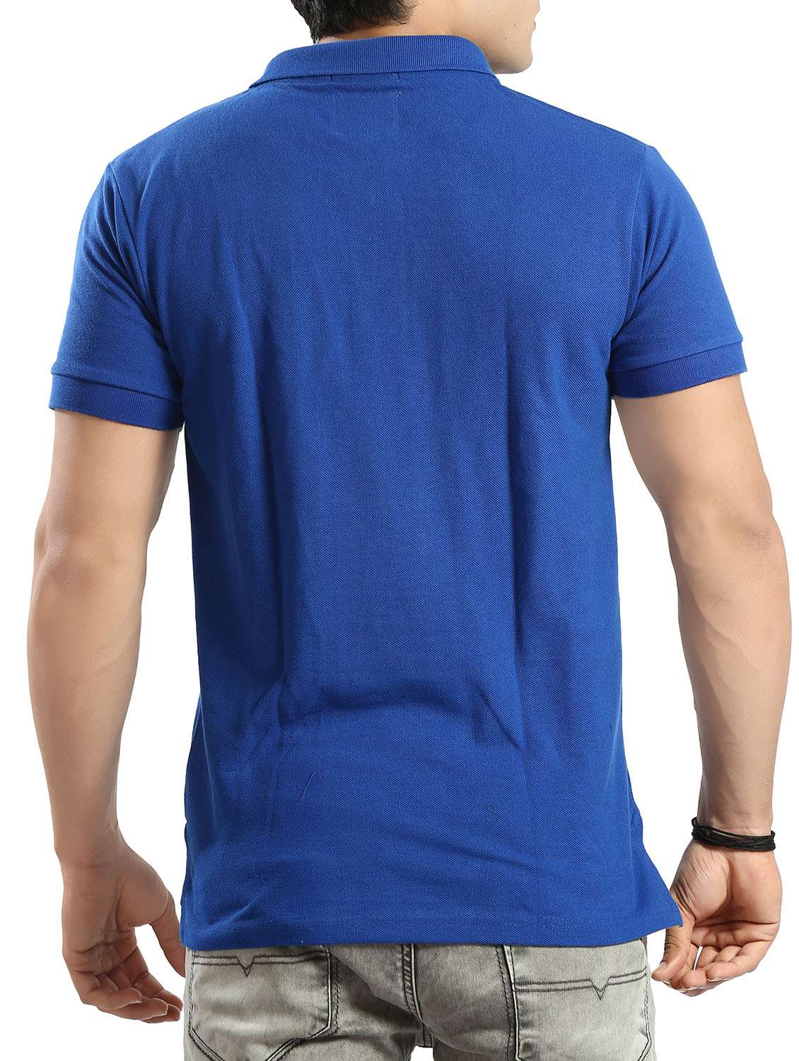 blue cotton t-shirt - 14393981 - Standard Image - 2