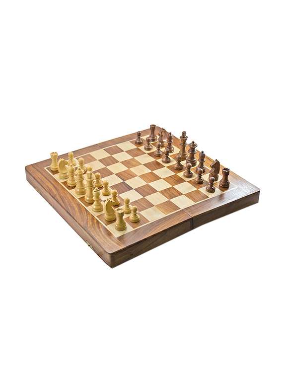 wooden chess board
