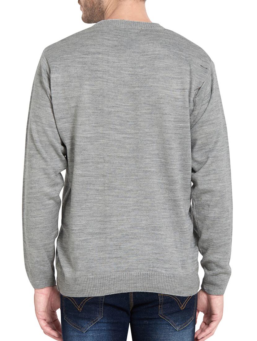 grey cotton pullover - 14404486 - Standard Image - 2