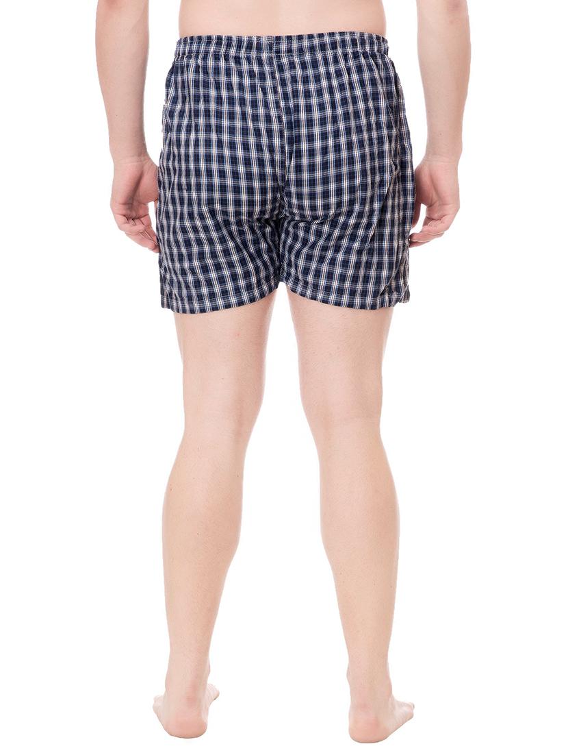 dark blue cotton boxer - 14408018 - Standard Image - 2