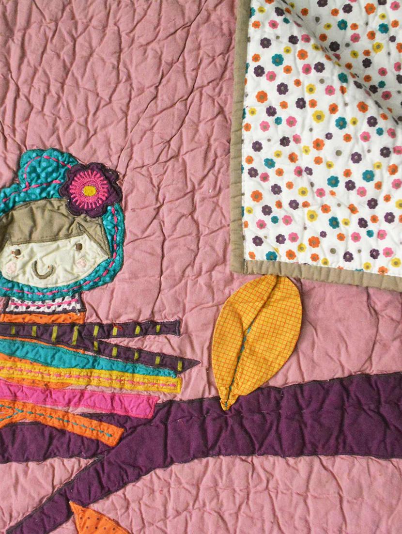 muticolored patchwork baby quilt - 14410243 - Standard Image - 2
