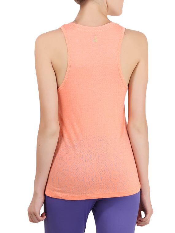 orange cotton blend tank top - 14411077 - Standard Image - 2