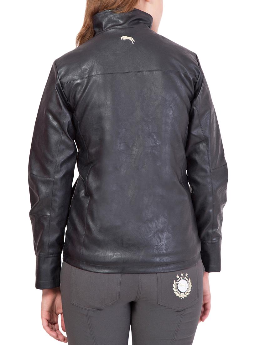 black pu leatherleatherette jacket - 14414389 - Standard Image - 2
