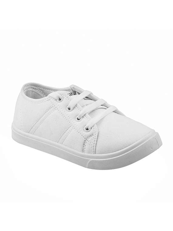 white denim sneaker