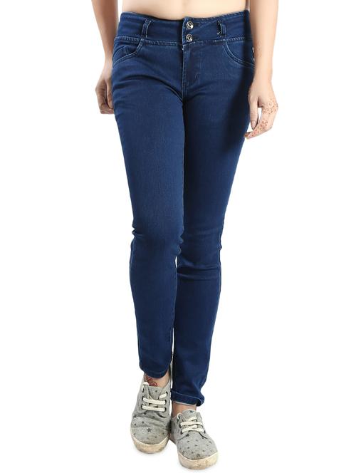 women's plain slim fit jeans - 14419328 - Standard Image - 0