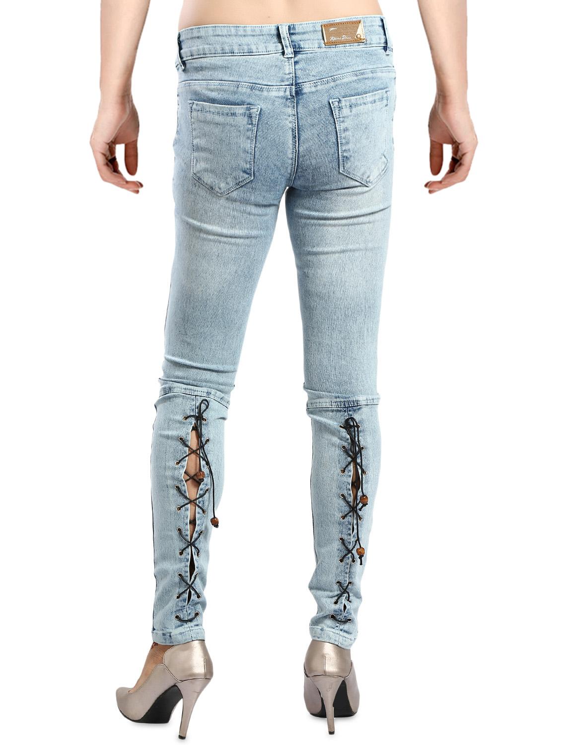 women's plain slim fit jeans - 14426495 - Standard Image - 2