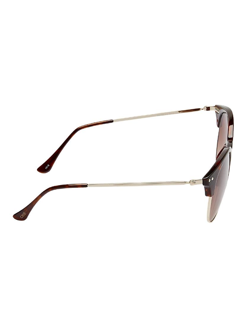 idee gradient round women's sunglasses - (ids2180c2sg|54|brown gradient color) - 14426525 - Standard Image - 2
