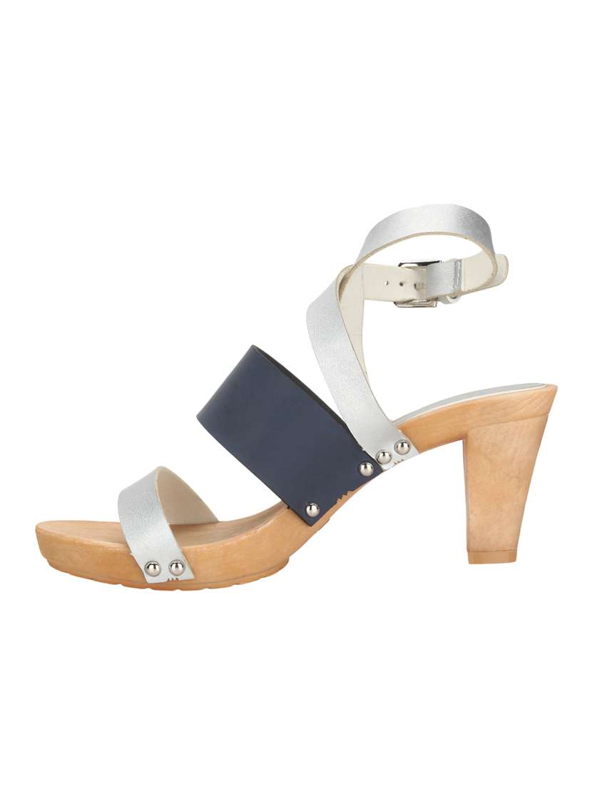 silver ankle strap sandal - 14427336 -  Standard Image - 2