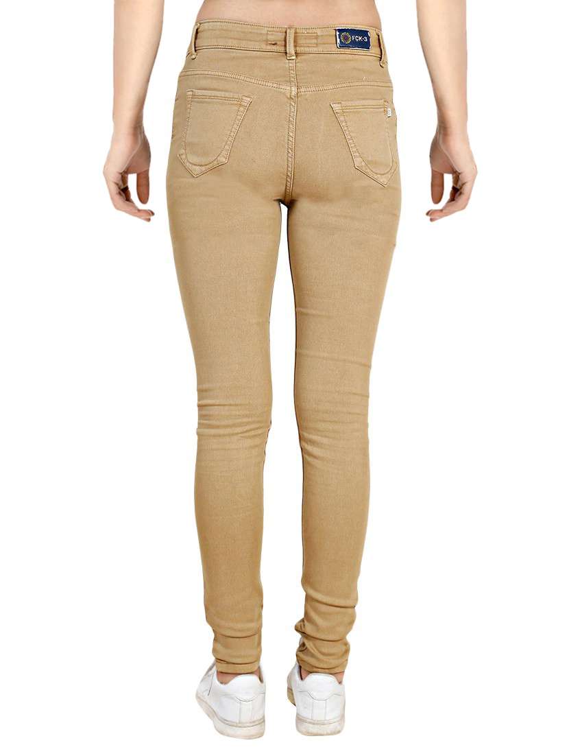 women's plain slim fit jeans - 14432321 -  Standard Image - 2