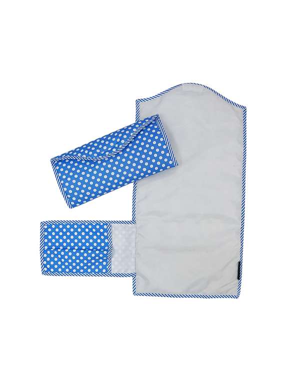 blue cotton mat