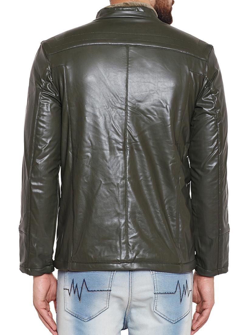 green biker jacket - 14436817 - Standard Image - 2