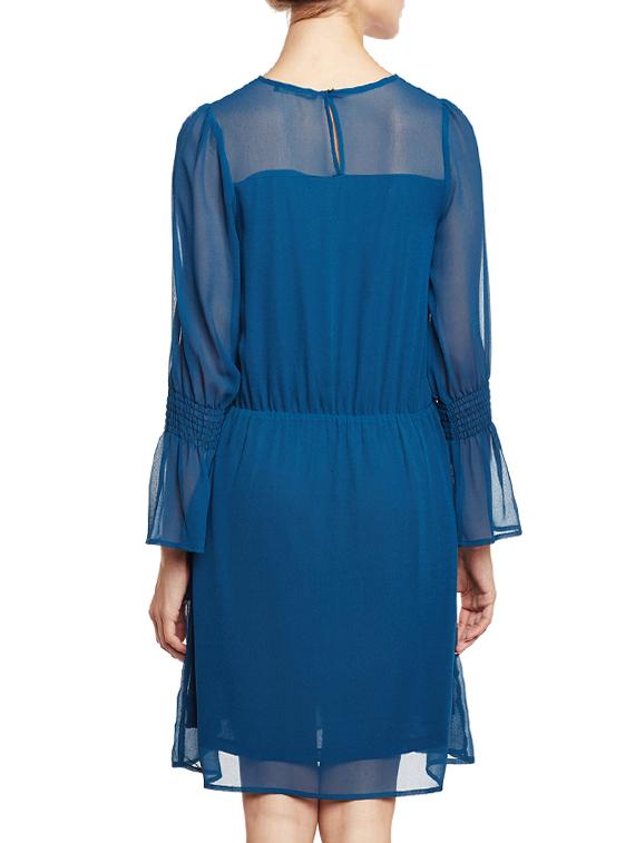 blue blouson dress - 14438371 - Standard Image - 2