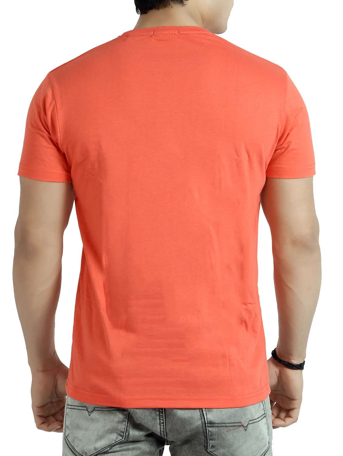 peach cotton t-shirt - 14453163 - Standard Image - 2