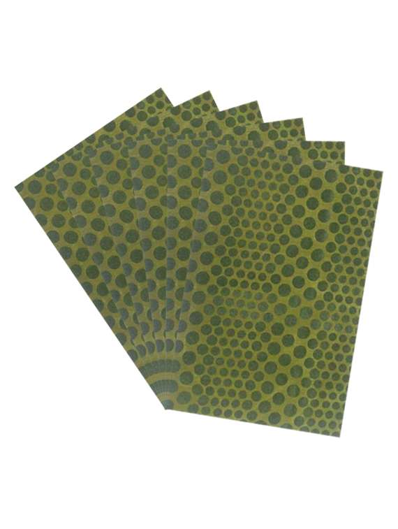 printed polyester set of 6 placemats