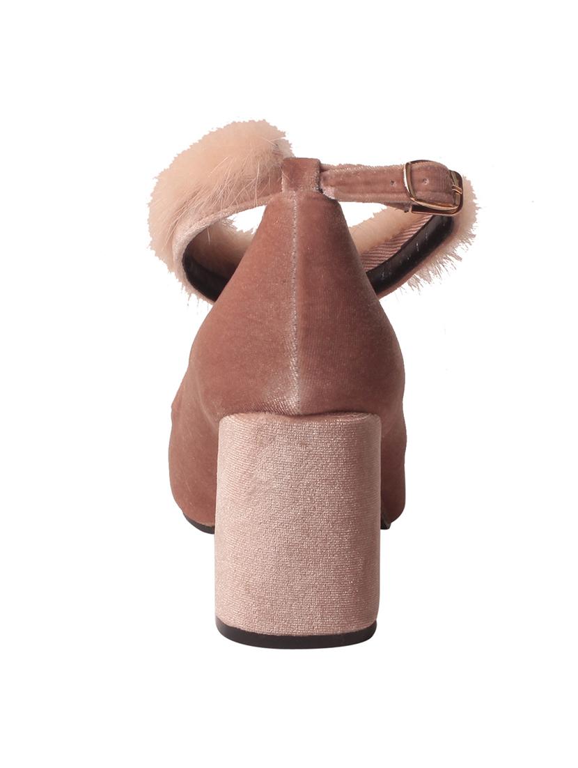 nude ankle strap sandal - 14457071 - Standard Image - 2