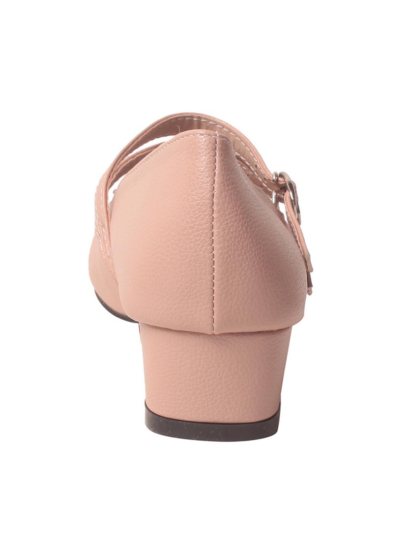pink faux leather slip on formal shoes - 14457144 - Standard Image - 2