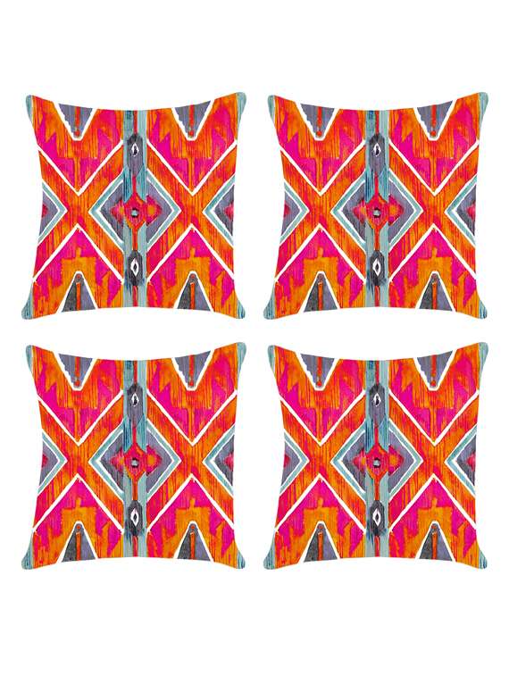 ambbi collections digital set of 4 cushion covers