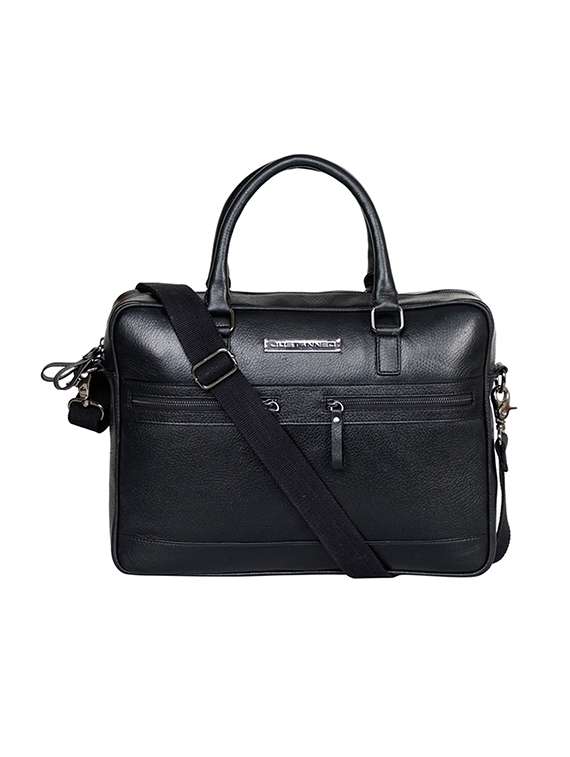 black cotton laptopbag