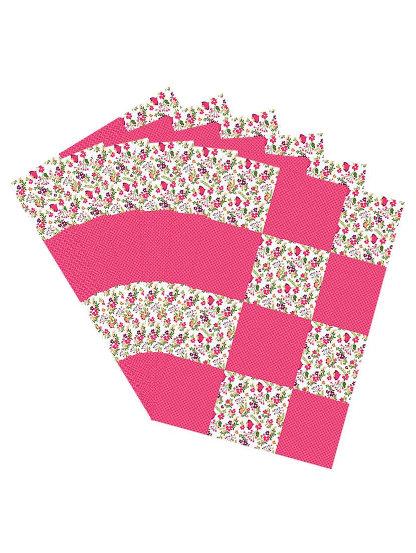 printed polyester set of 6 placemat