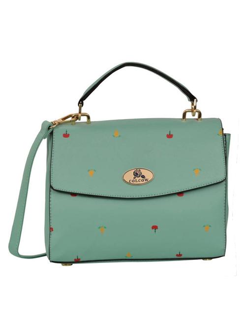 green leatherette  regular handbag - 14464244 -  Standard Image - 0