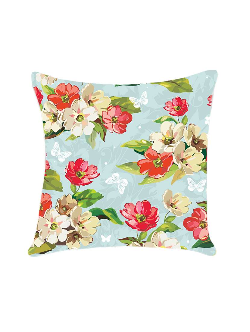 floral print cushion cover by ambbi collections