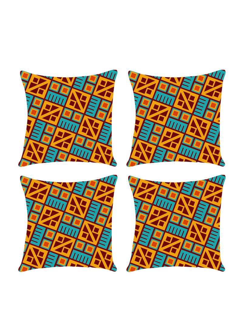 geometric print cushion cover by ambbi collections