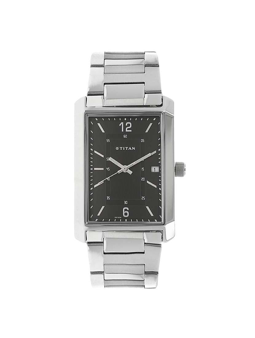 Buy online Titan Analog Black Dial Men's Watch-1697sm02 from