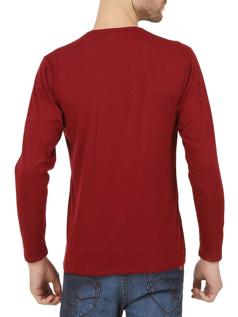 maroon cotton t-shirt - 14474316 - Standard Image - 2