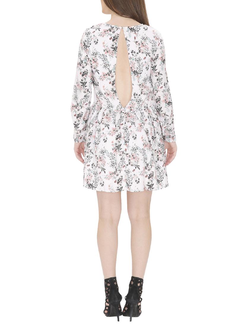 white fit & flare dress - 14474408 - Standard Image - 2
