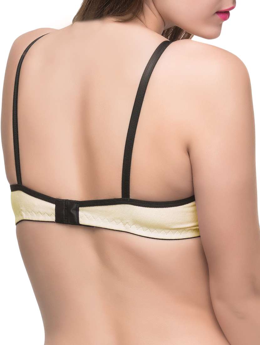 set of 2 floral patch solid bra - 14474902 -  Standard Image - 2