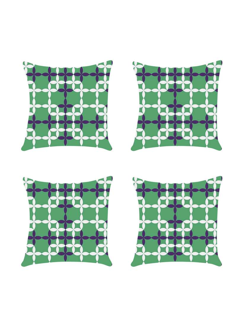 set of 4 digital printed cushion cover by ambbi collections