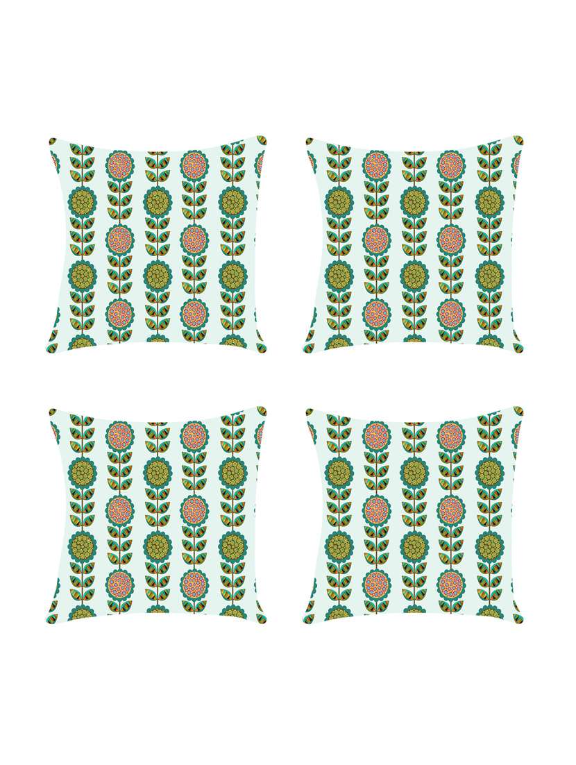 set of 4 digital printed cushion cover by ambbi collections