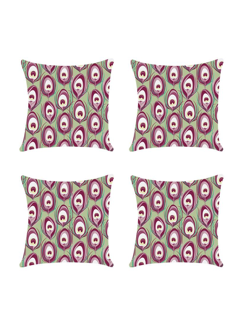 set of 4 digital printed cushion cover by ambbi collections