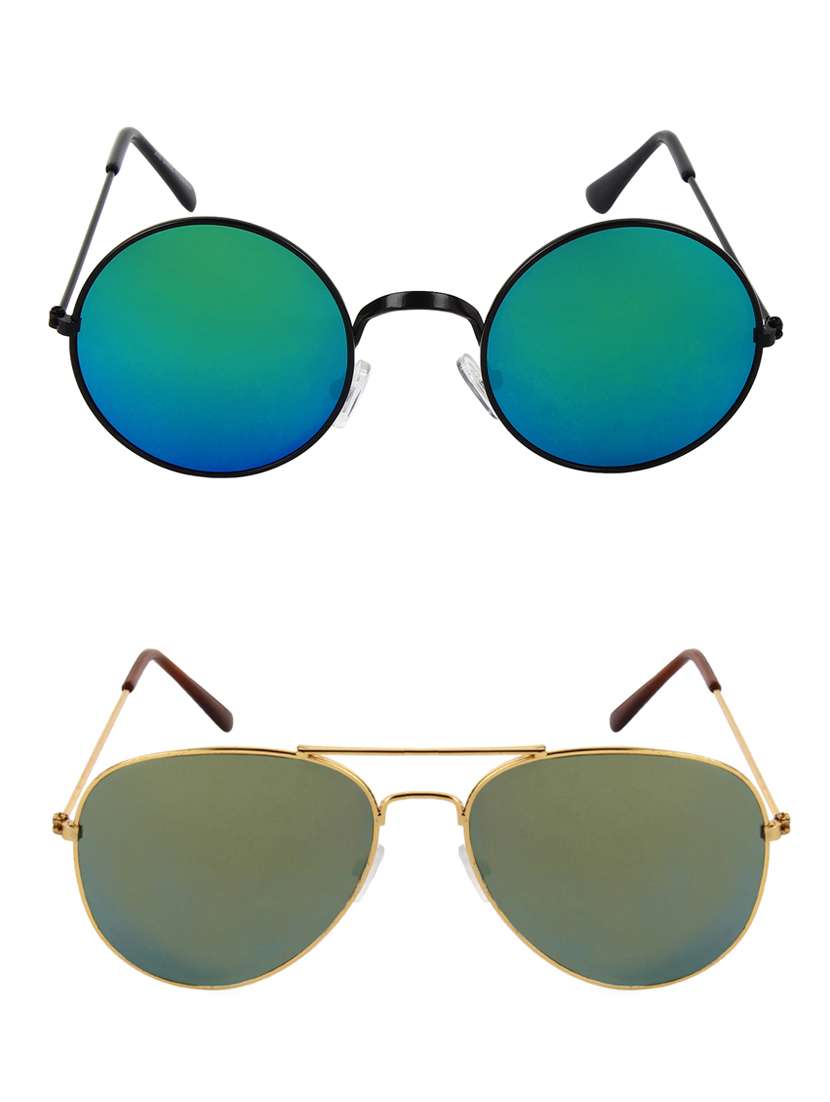 abner set of 2 full rim sunglasses