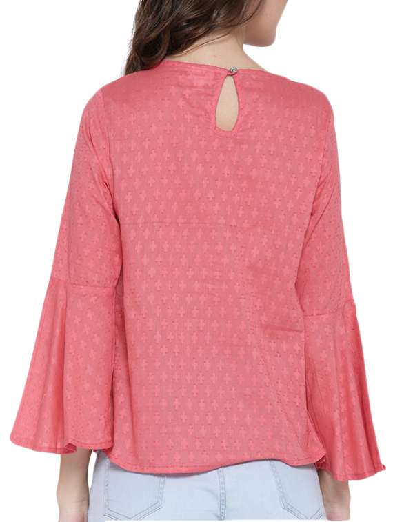 women's straight round neck top - 14478408 -  Standard Image - 2