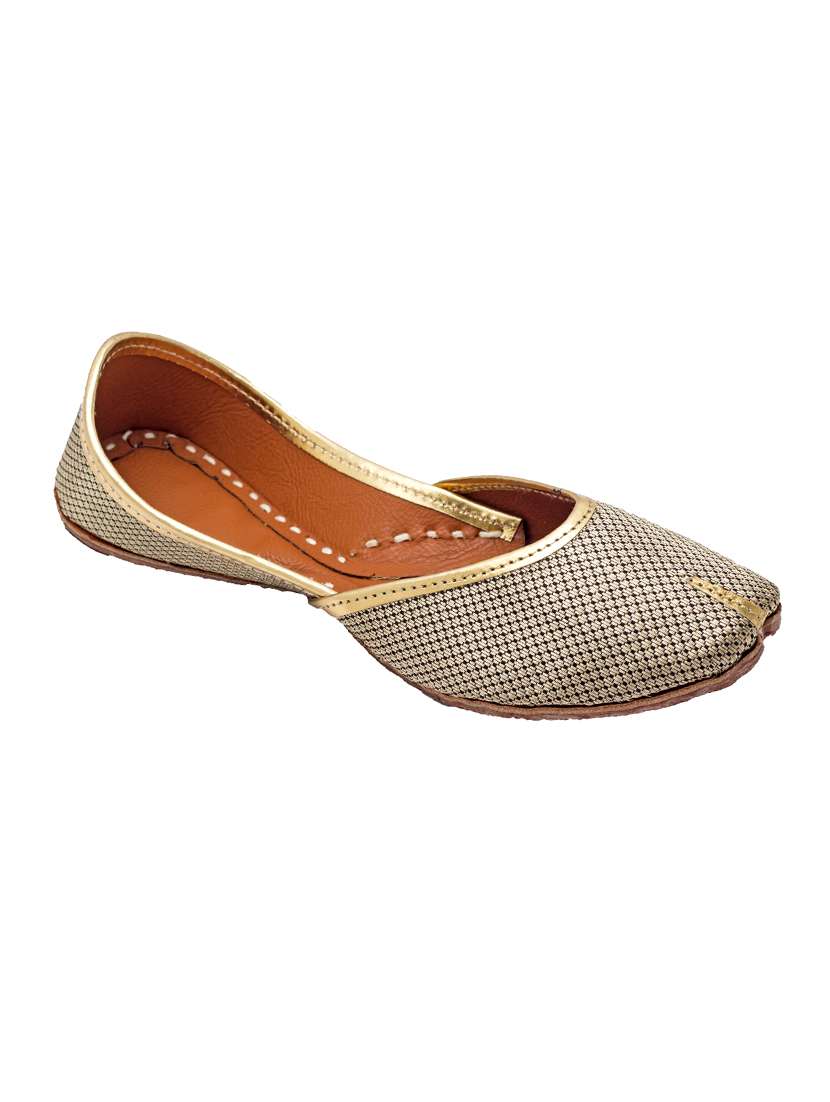gold slip on jutis