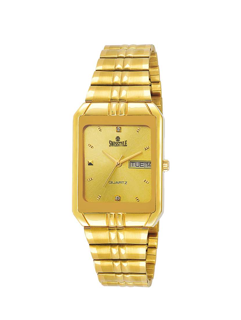 swisstyle day and date display everyday watch for men