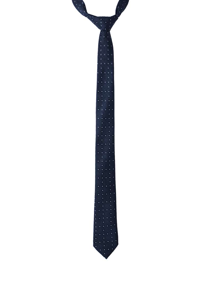 black silk & satin tie