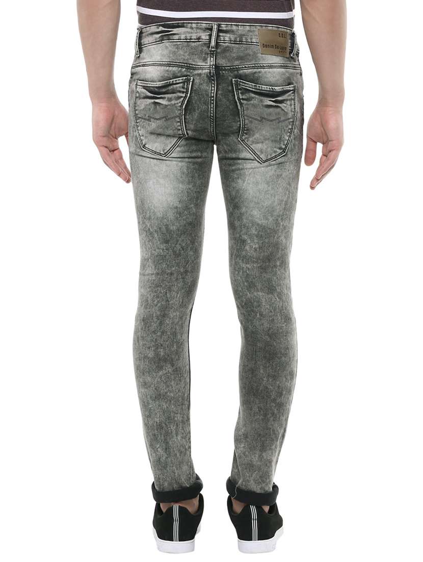 grey cotton washed jeans - 14504588 -  Standard Image - 2