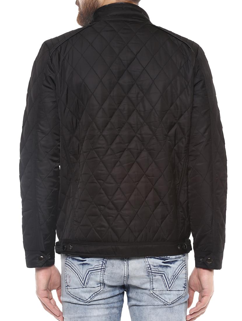 black polyester casual jacket - 14504785 - Standard Image - 2