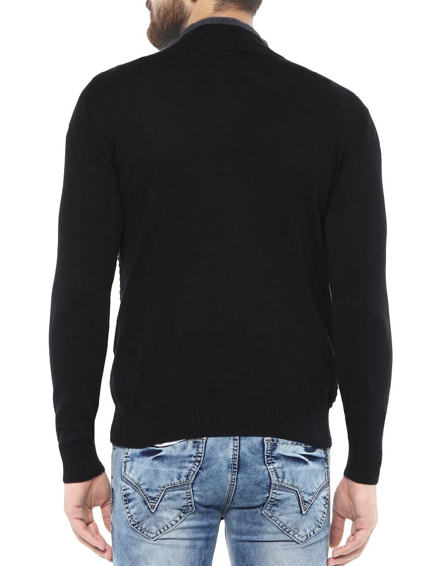 black cotton pullover - 14504818 - Standard Image - 2