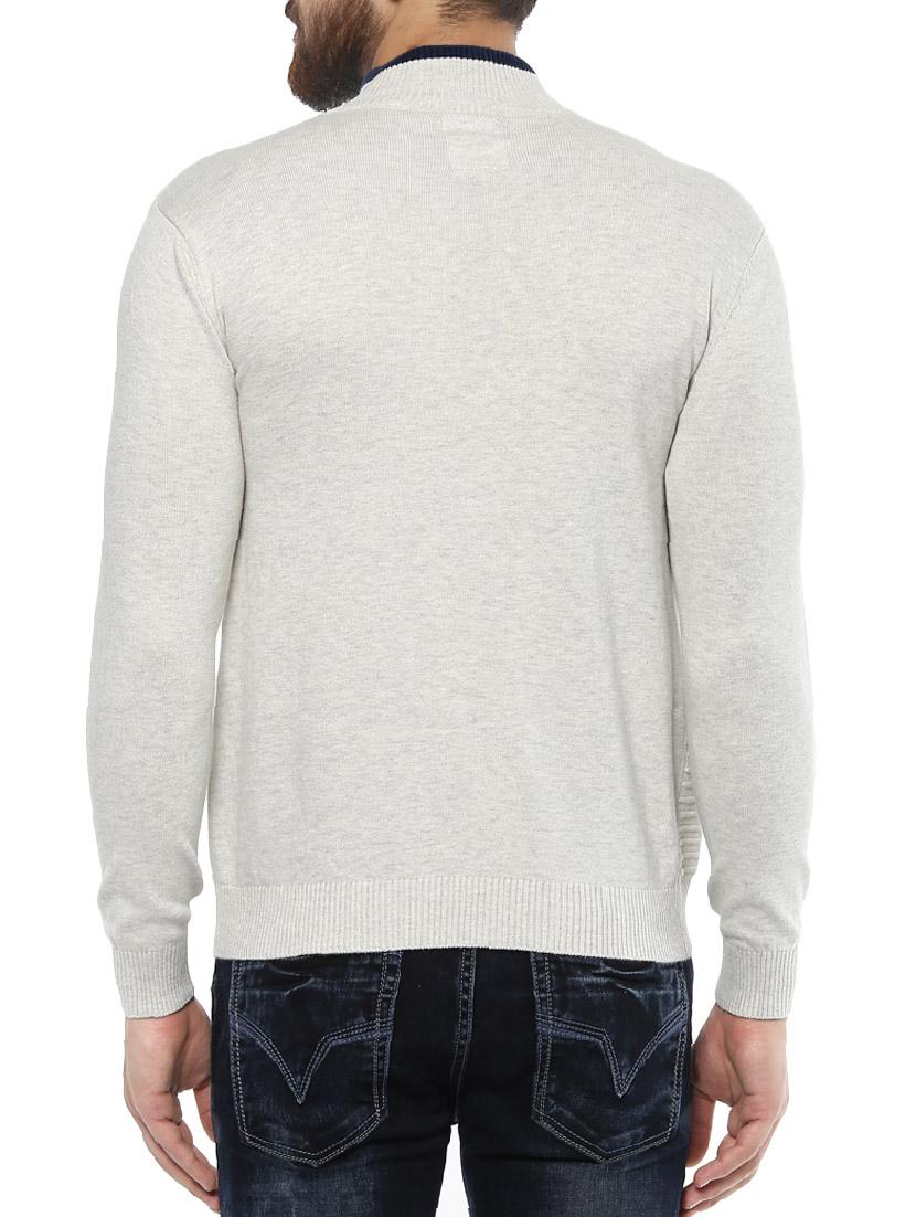 grey cotton pullover - 14504819 - Standard Image - 2