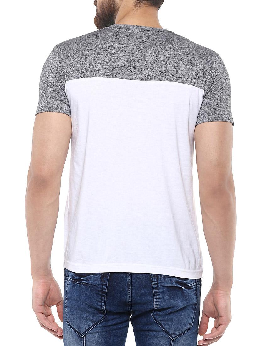 white cotton pocket t-shirt - 14504833 - Standard Image - 2