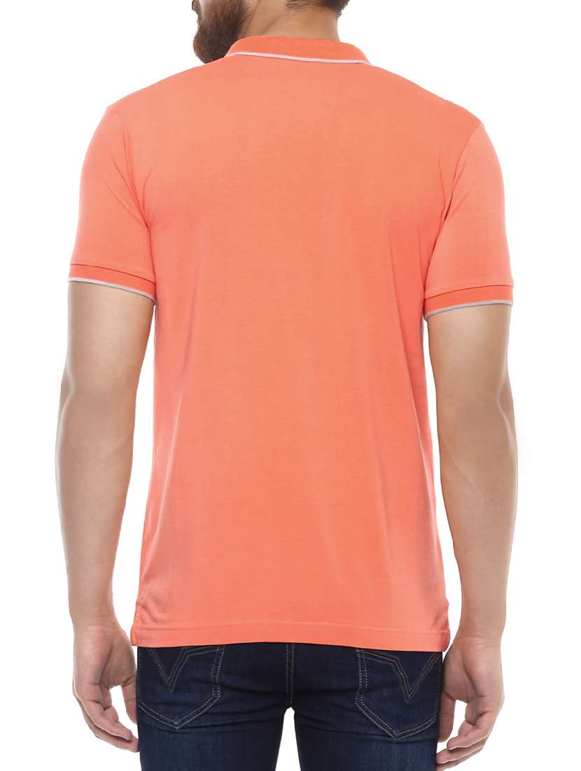 orange cotton t-shirt - 14504843 - Standard Image - 2