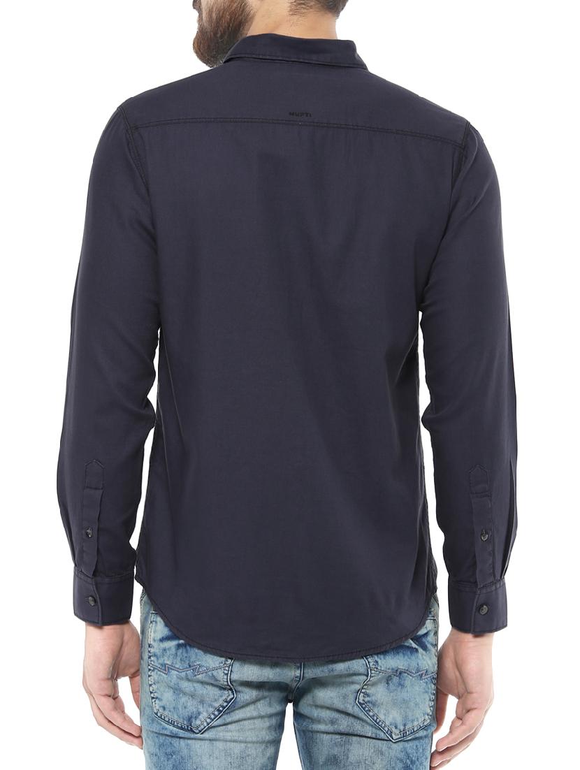grey cotton casual shirt - 14504867 - Standard Image - 2