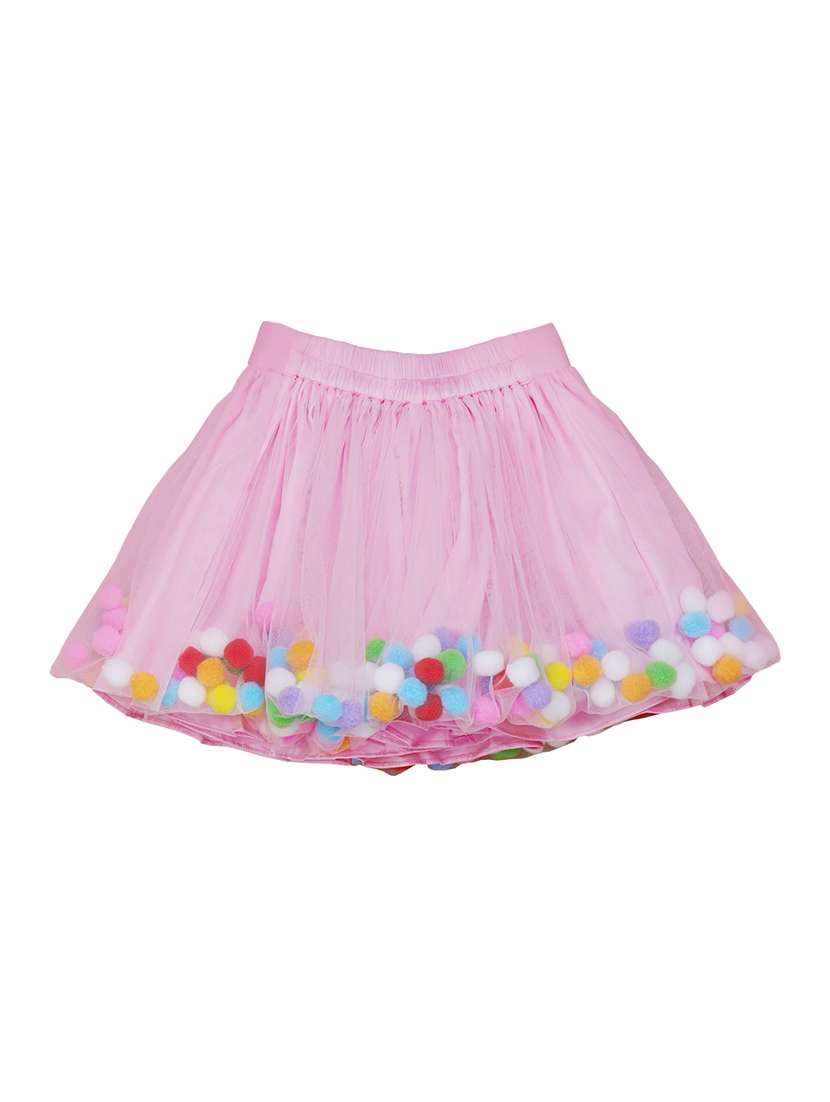 pink net skirt