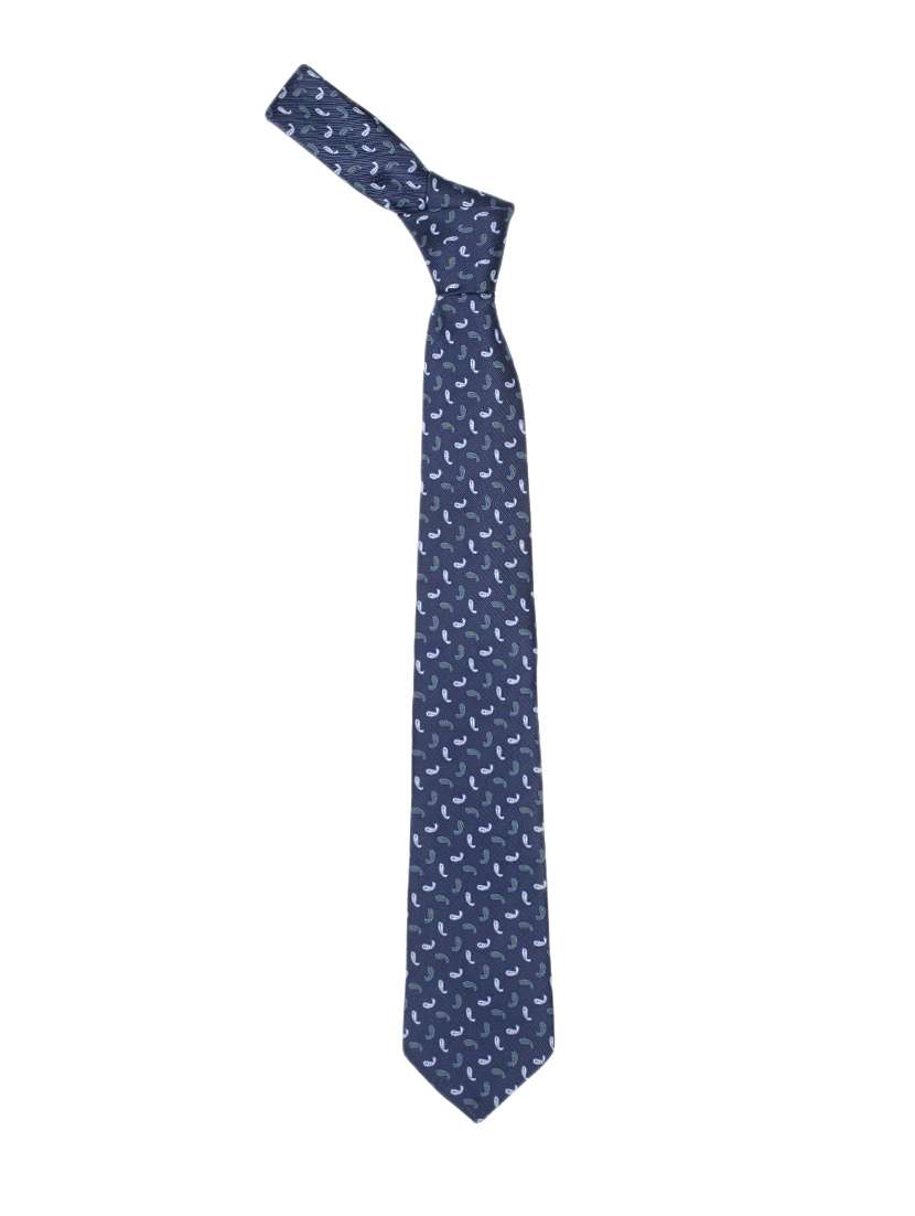 blue micro fibre tie - 14531199 - Standard Image - 2